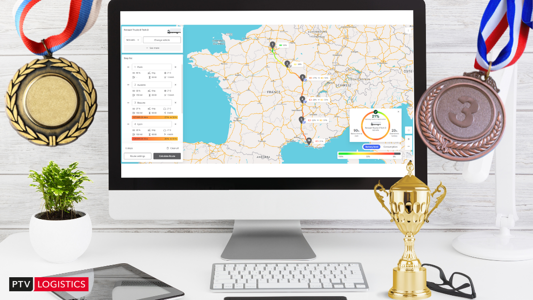 PTV EV Truck Route Planner